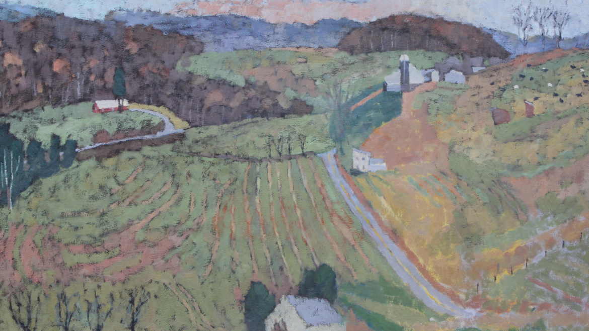 Bality Rockbridge Valley, 30 x 36 inches, oil on canvas, 2025