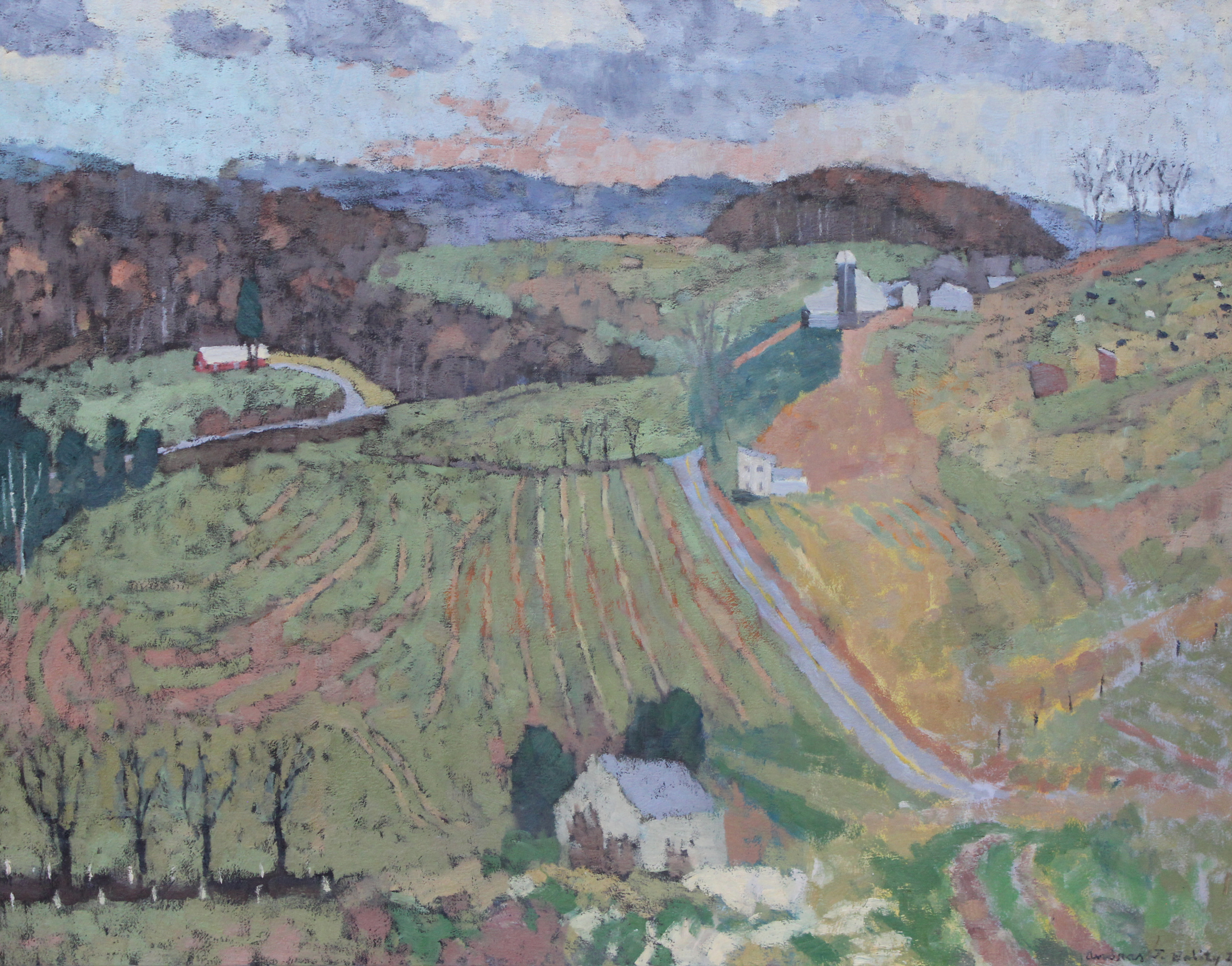 Bality Rockbridge Valley, 30 x 36 inches, oil on canvas, 2025