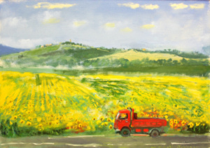 allen johnson camion rosso