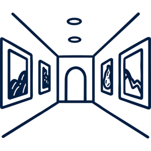 permanent exhibition icon